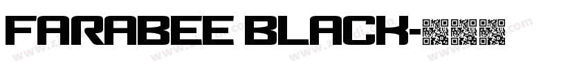 Farabee Black字体转换 Farabee Black字体转换